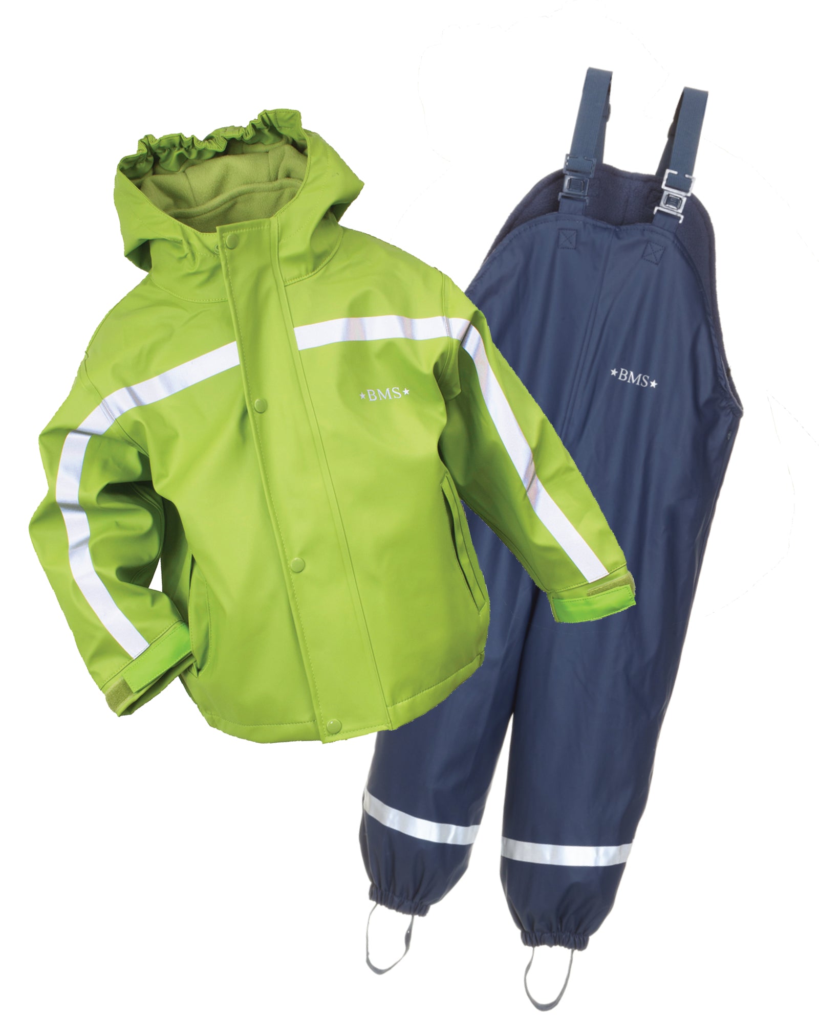 Regenanzug Grün/Dunkelblau Winter | BMS