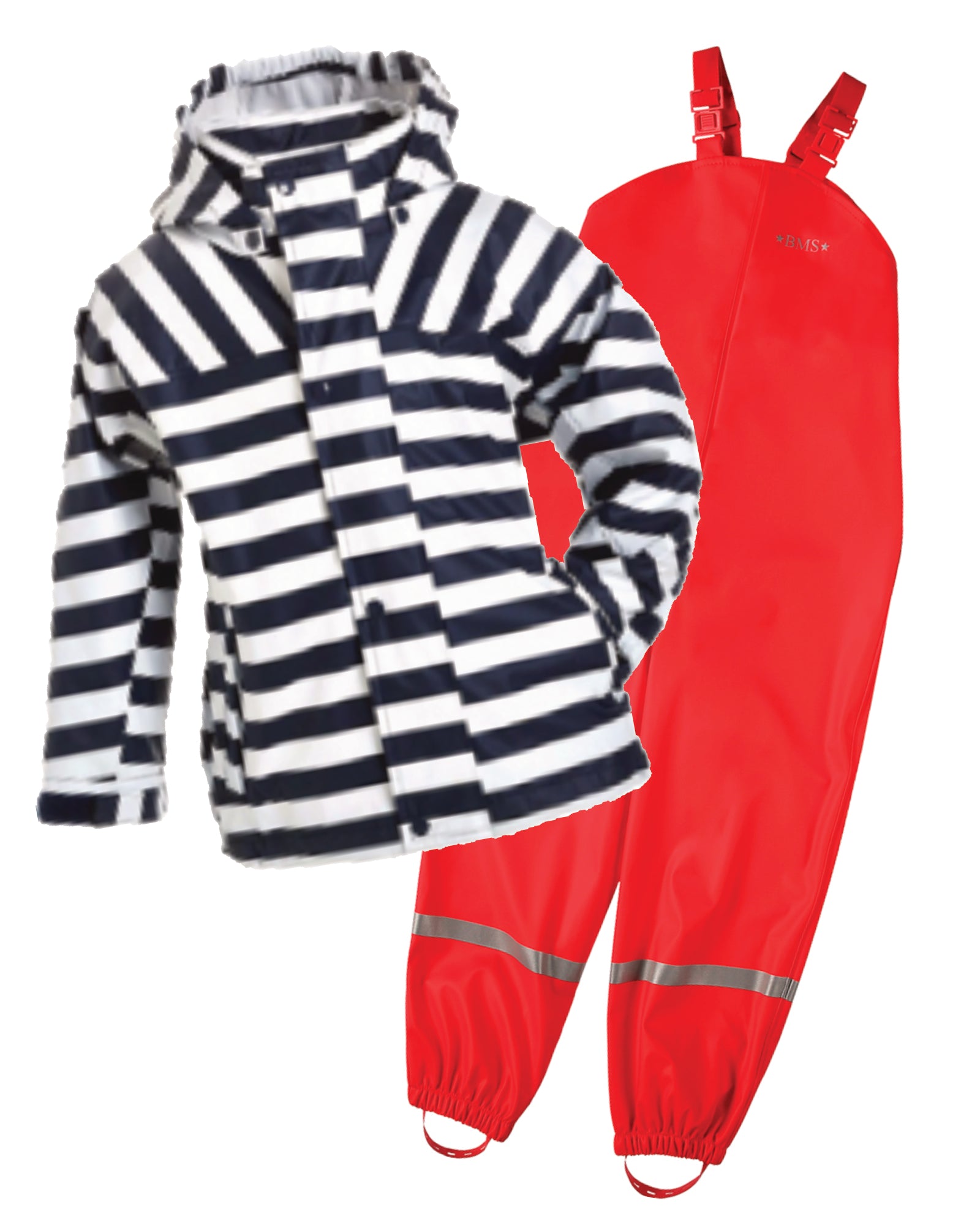 Baby Regenanzug Marine/Weiß Sommer | BMS