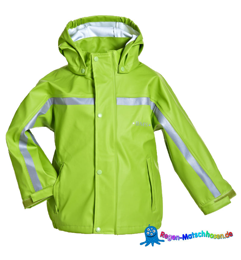 BMS Kinder Buddeljacke Softskin in limette