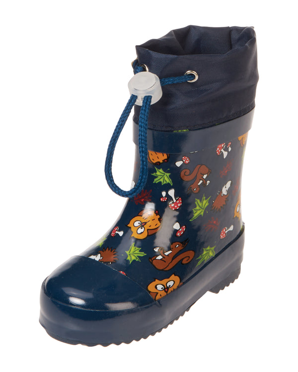 Baby Kindergummistiefel Waldtiere Marine Winter gefüttert | Playshoes