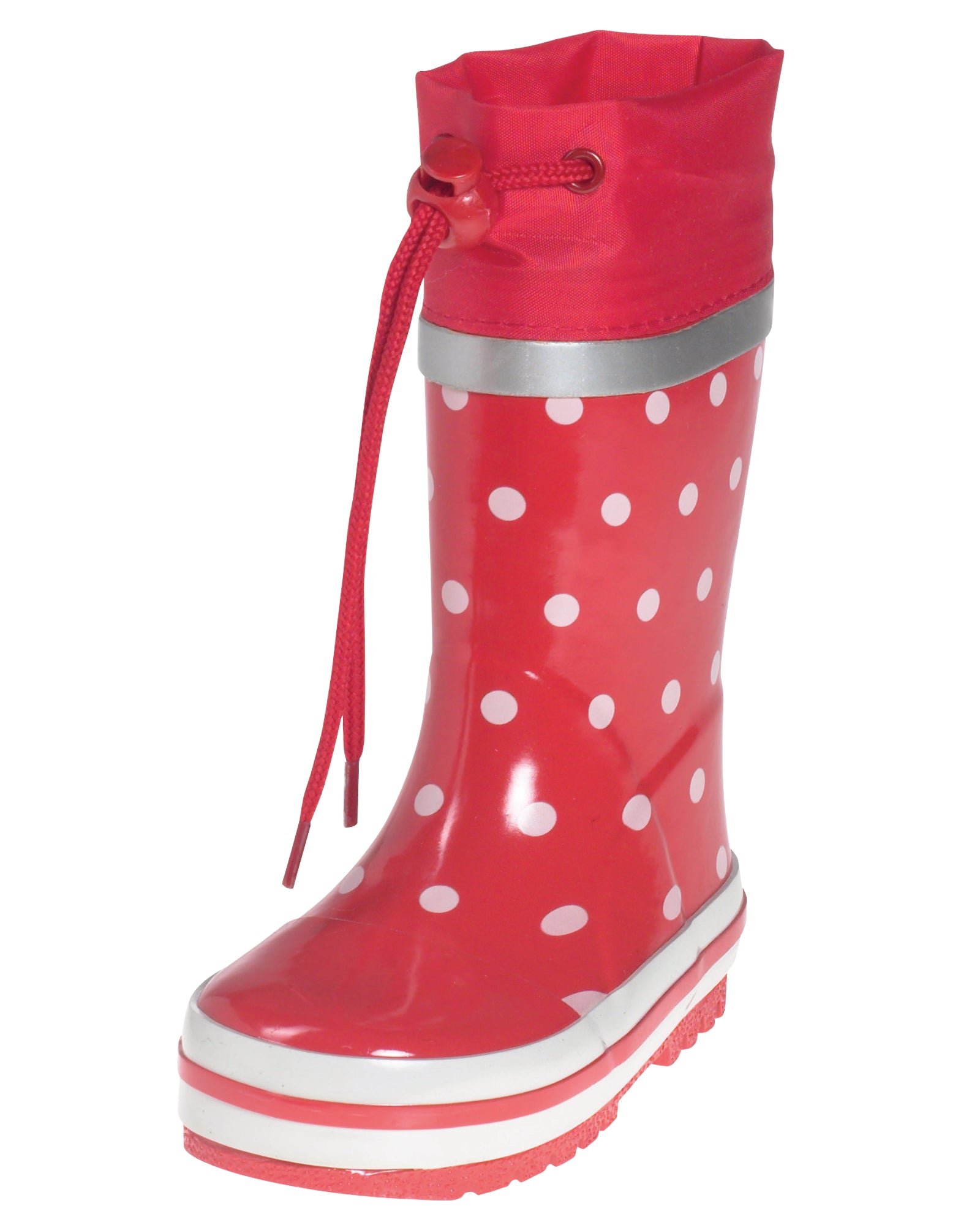 Kindergummistiefel Rot/Weiß | Playshoes