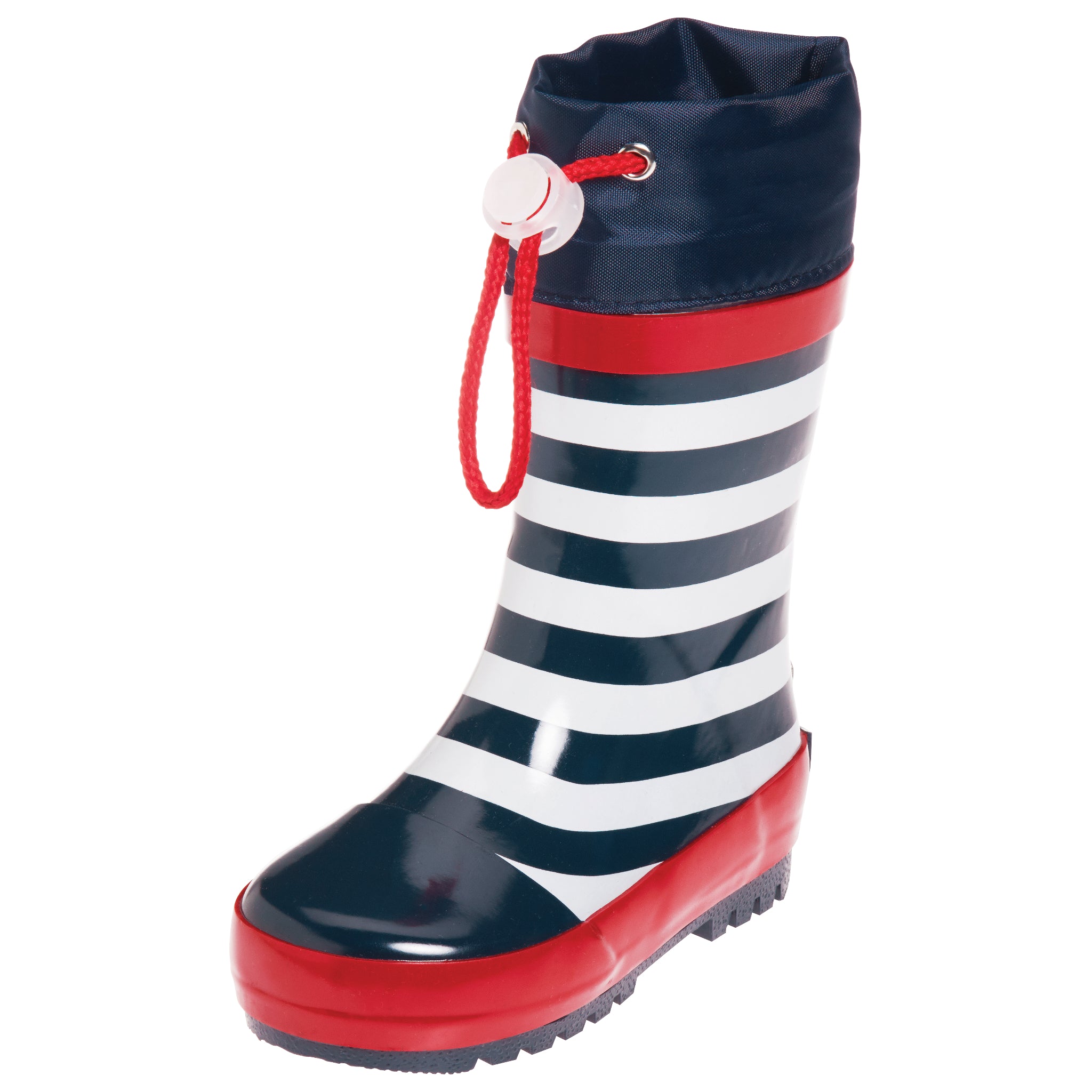 Kinder Gummistiefel gestreift im Matrosen Design von Playshoes