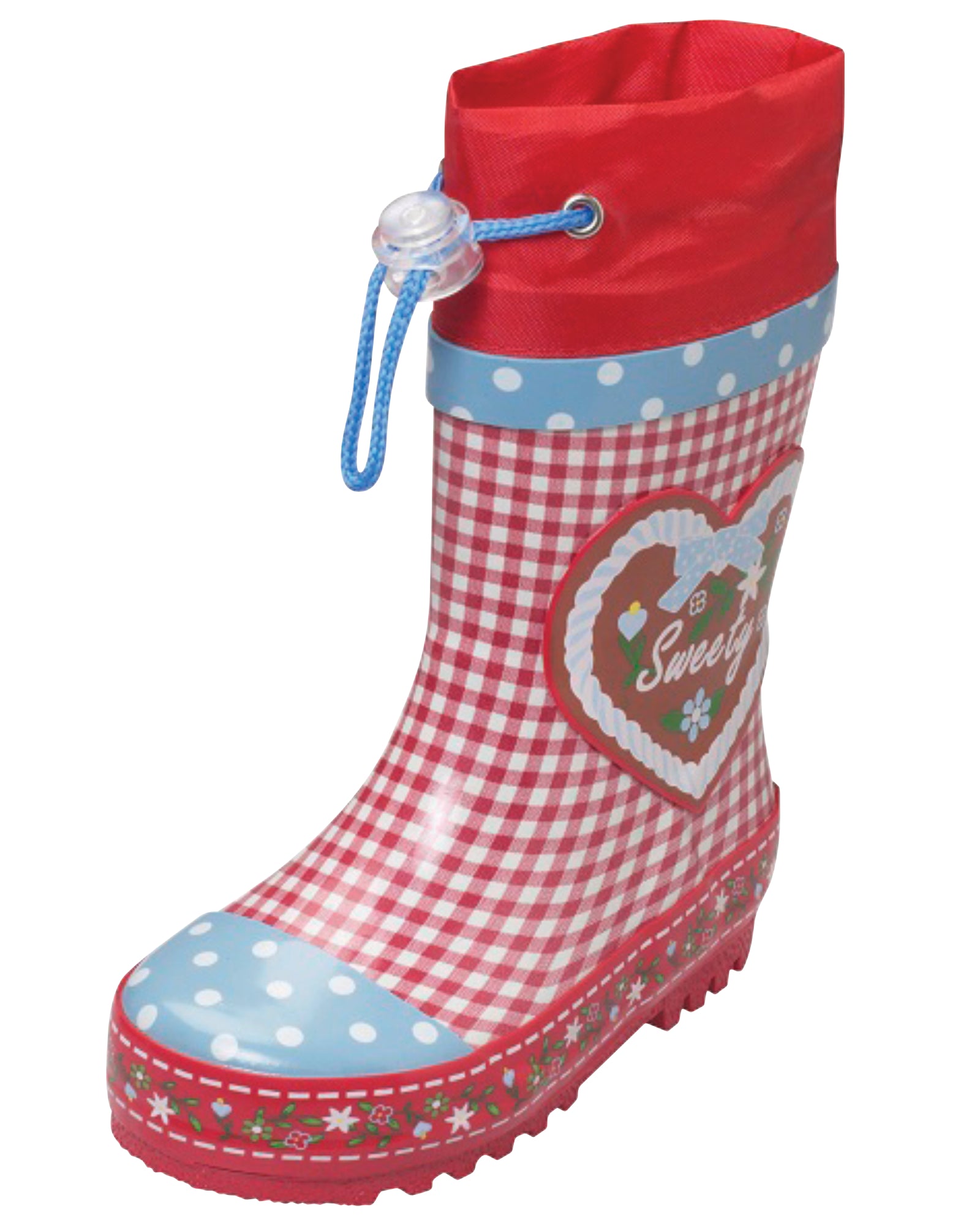 Kindergummistiefel Rot/Blau | Playshoes