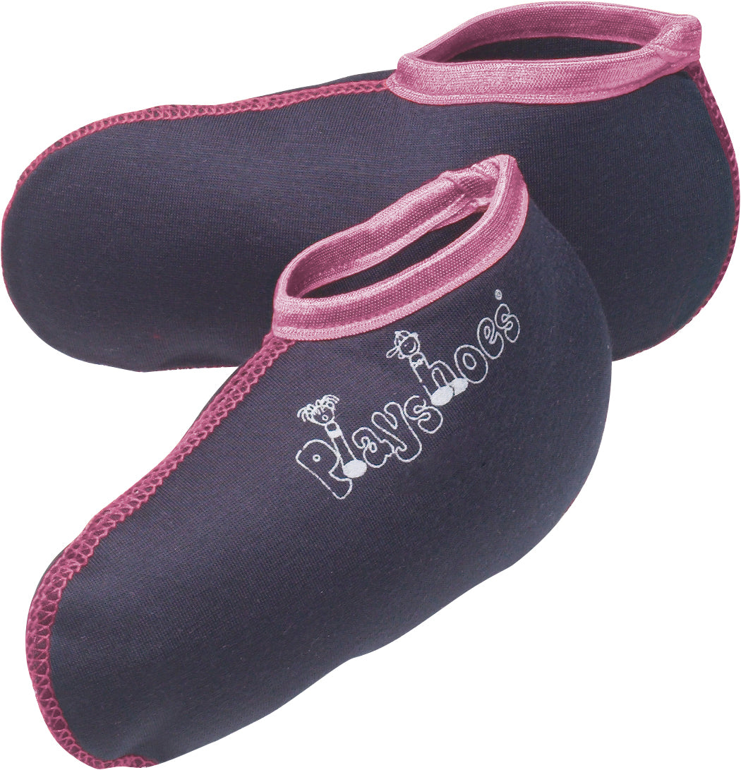 Praktische Stiefelsocken "kurz" in Marine/Rosa