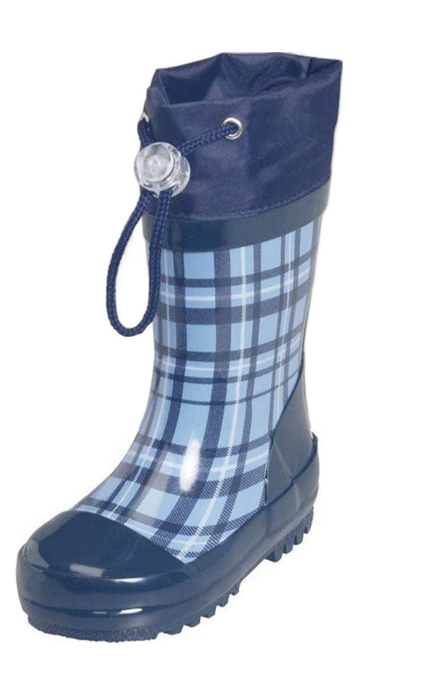 Gummistiefel Karo Blau von Playshoes