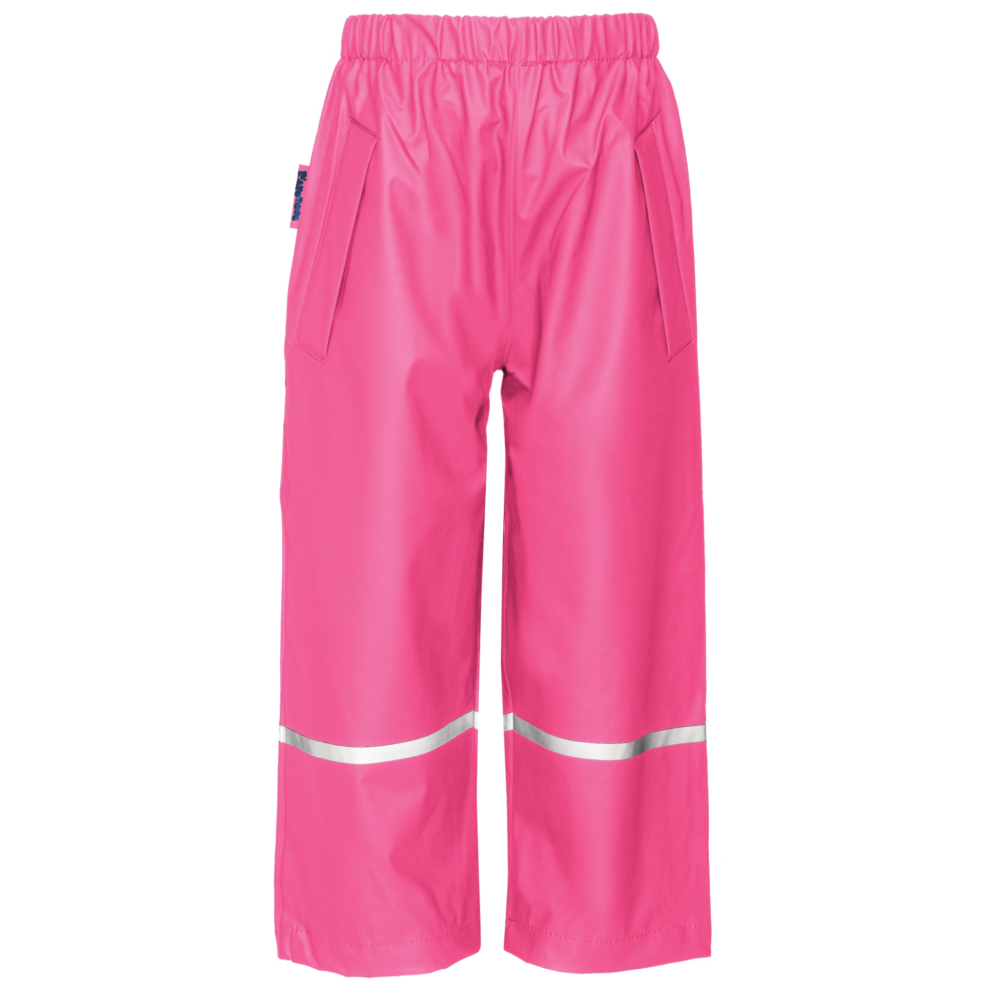 Playshoes Kinder Bundhose Regen-Matschhose "mit Taftfutter" in Schlupfform in Pink