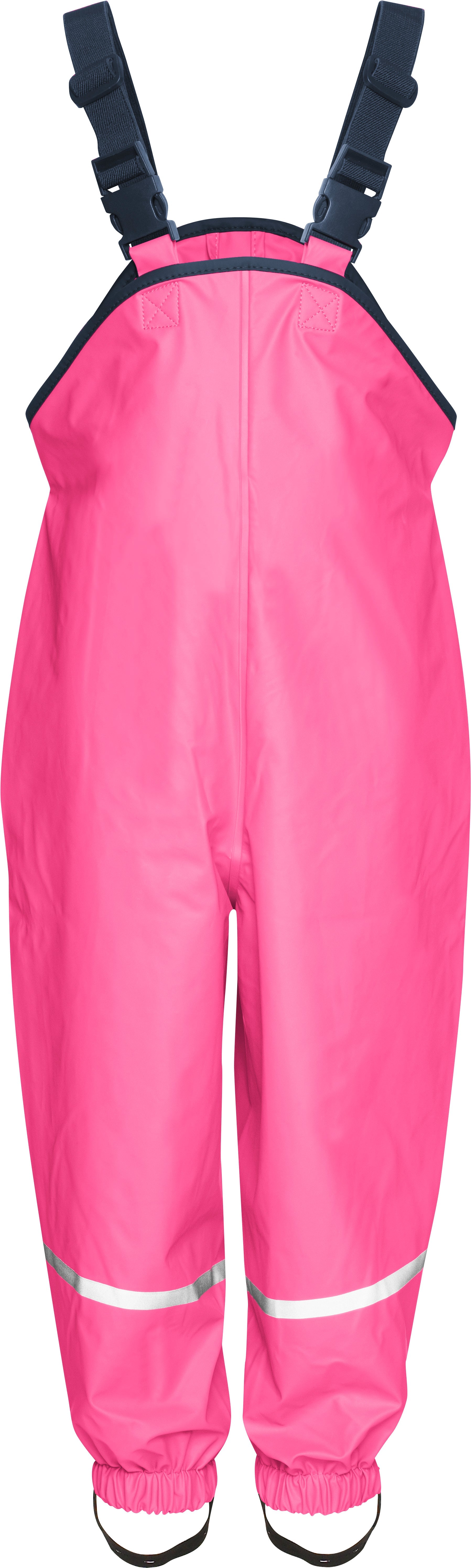 Playshoes Regenlatz-Matschhose "Colour" mit Taftfutter in Pink