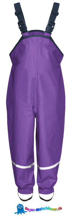 Playshoes Matschhose mit leichtem Baumwollfutter -Lila