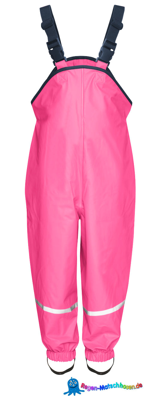 Playshoes Regen-Matschhose mit leichtem Baumwollfutter -Pink