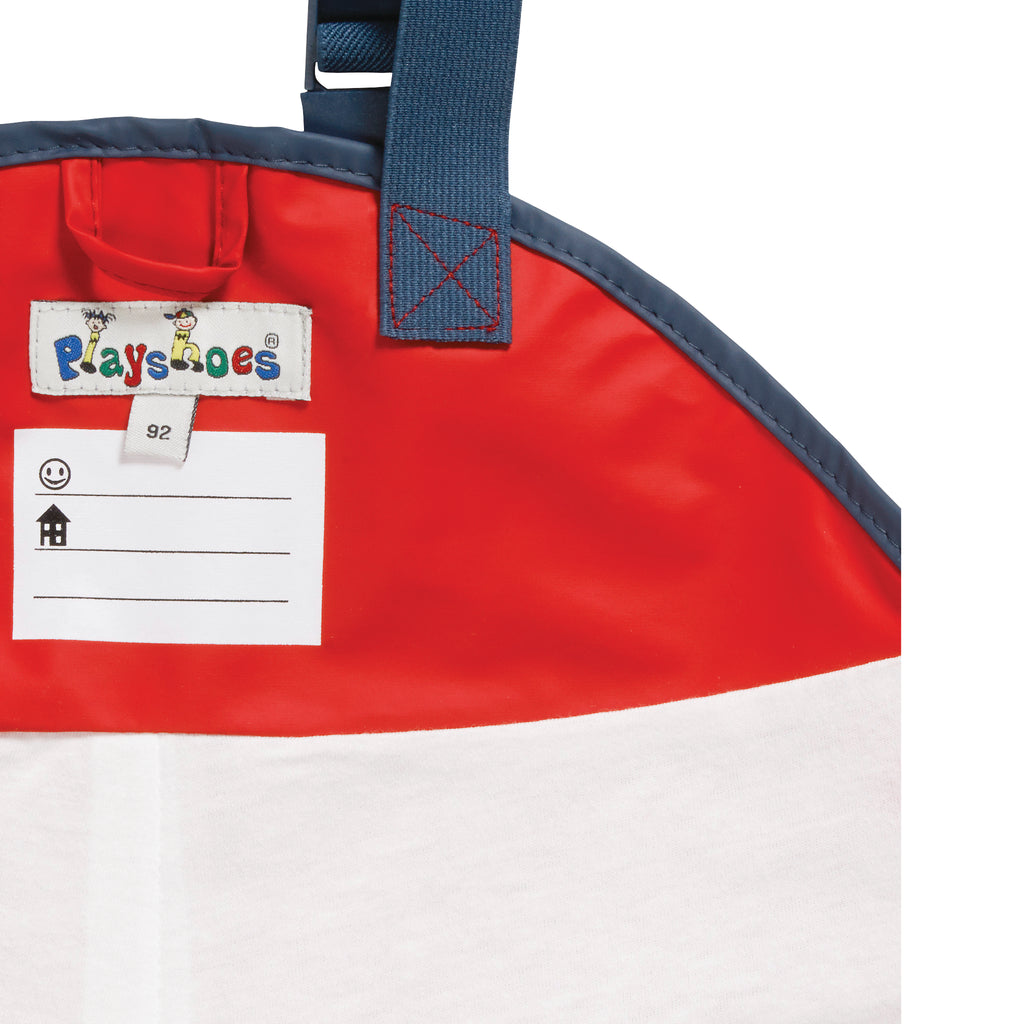 Playshoes Matschhose mit leichtem Baumwollfutter -Rot