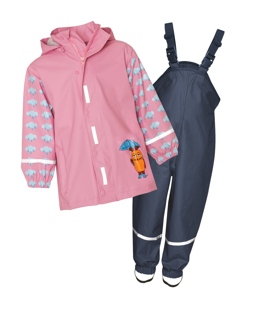 Regenanzug 'Maus und Elefant' Rosa Sommer | Playshoes