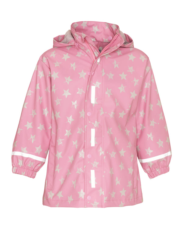 Regenmantel Rosa Sterne Sommer | Playshoes