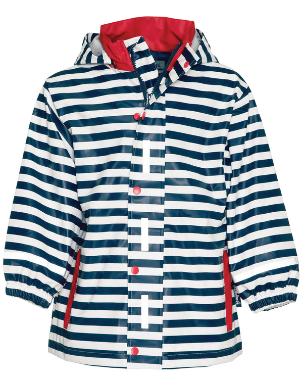 Regenjacke Maritim Marine/Weiß Sommer | Playshoes