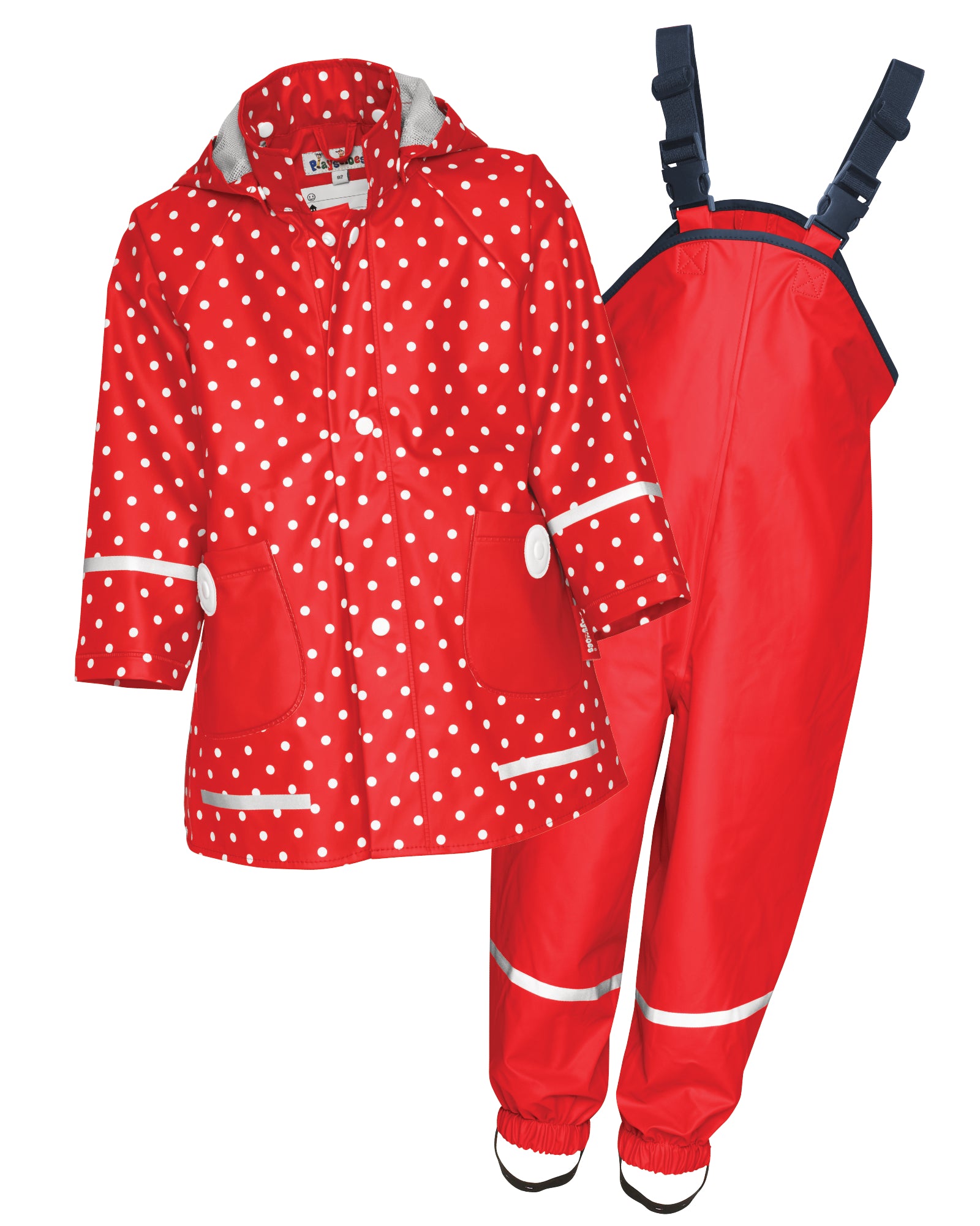 Regenanzug Rot/Weiß Sommer | Playshoes