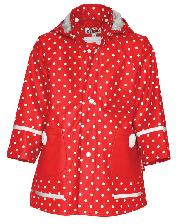 Regenmantel Punkte Rot/Weiß | Playshoes