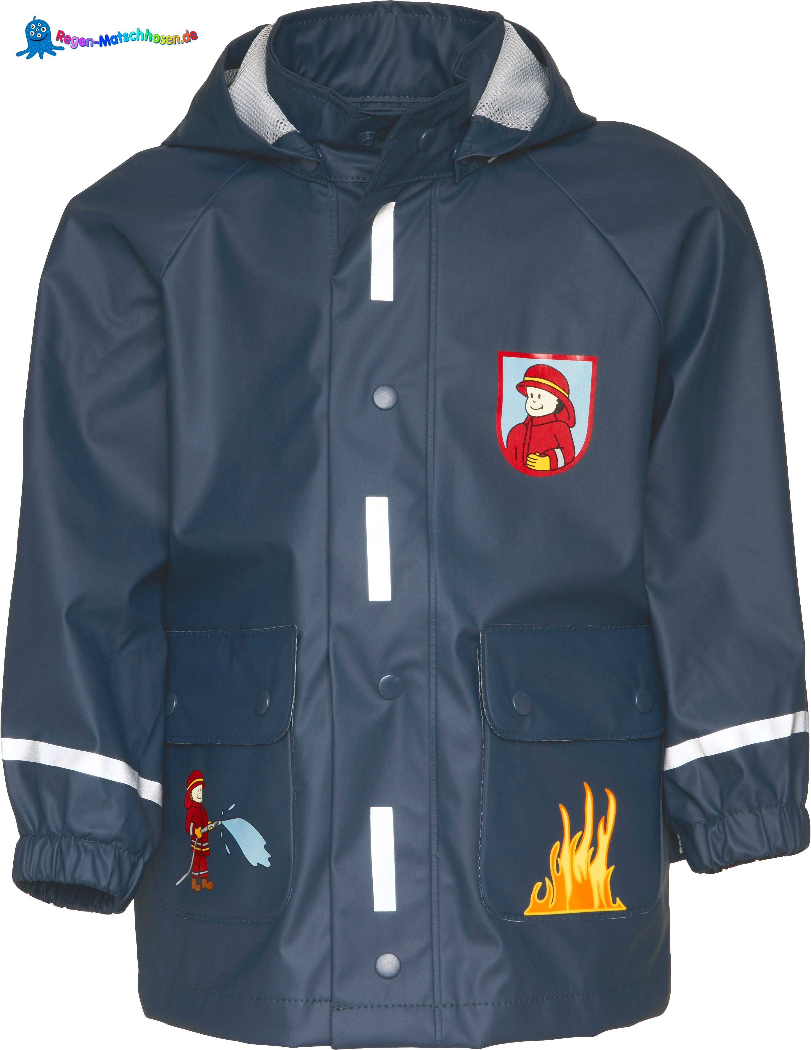 Baby und Kinder Regenjacke Feuerwehr von Playshoes