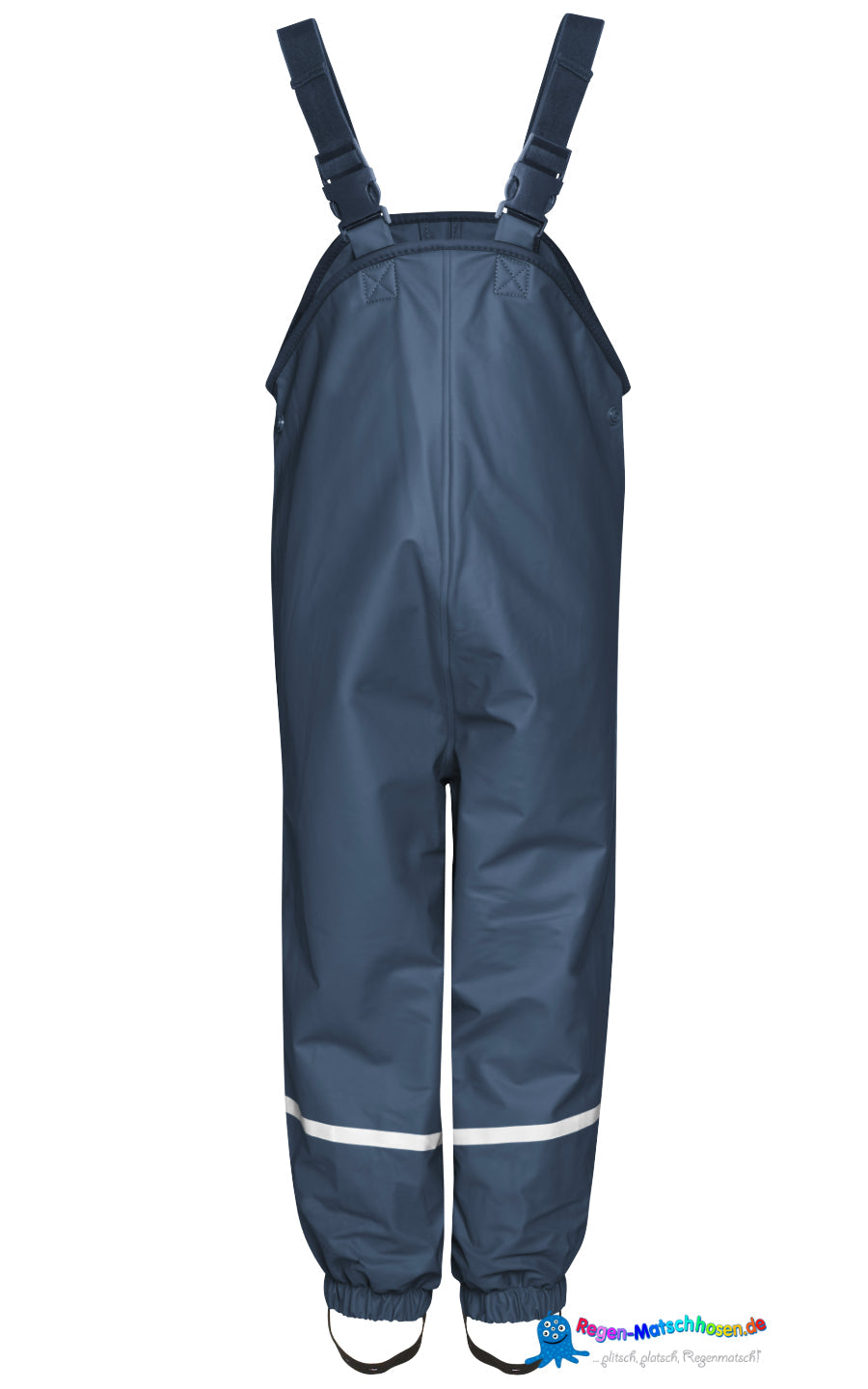 Playshoes Regen-Matschhose "warm mit Fleece gefüttert" - in Marine