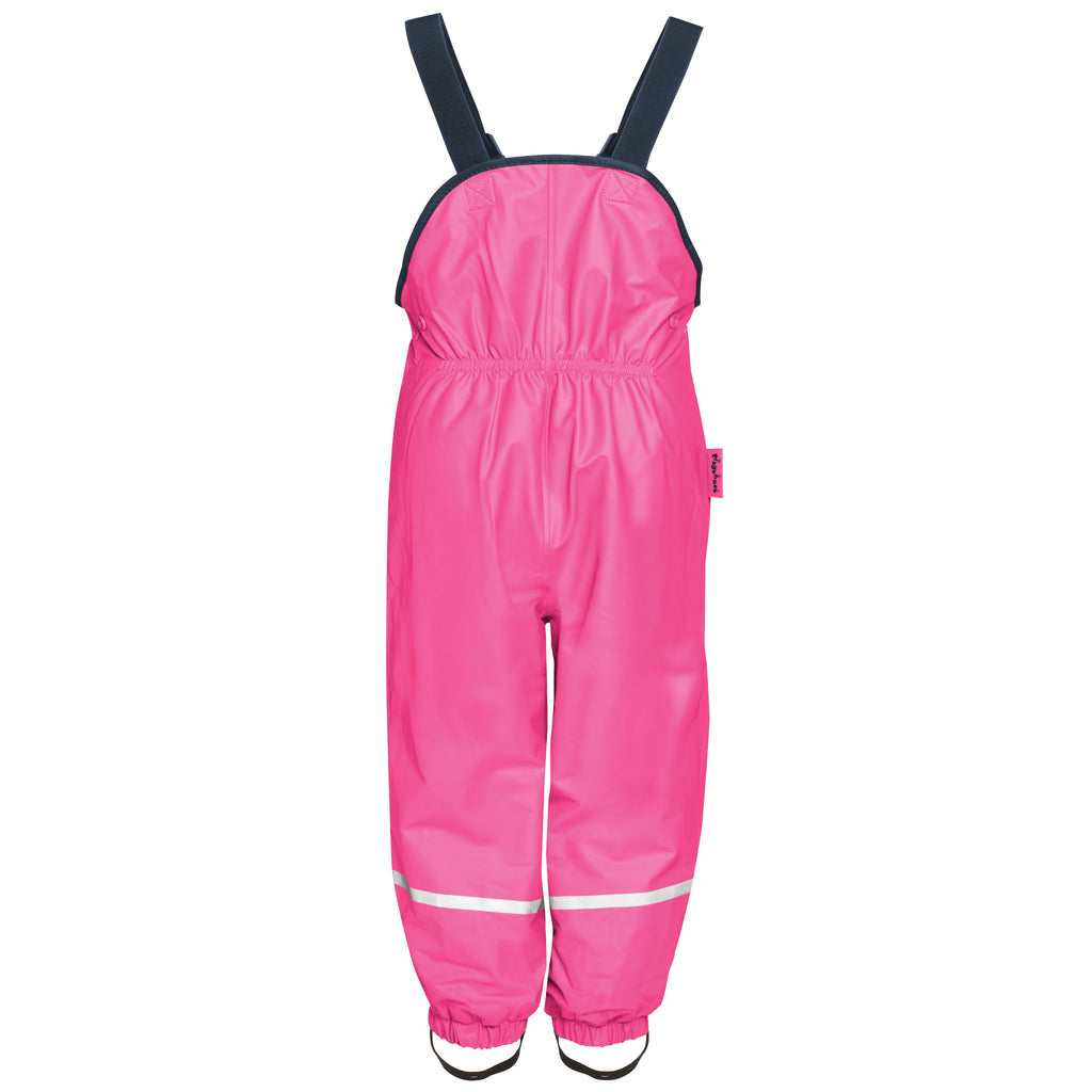 Playshoes Regen-Matschhose "warm mit Fleece gefüttert" in Pink