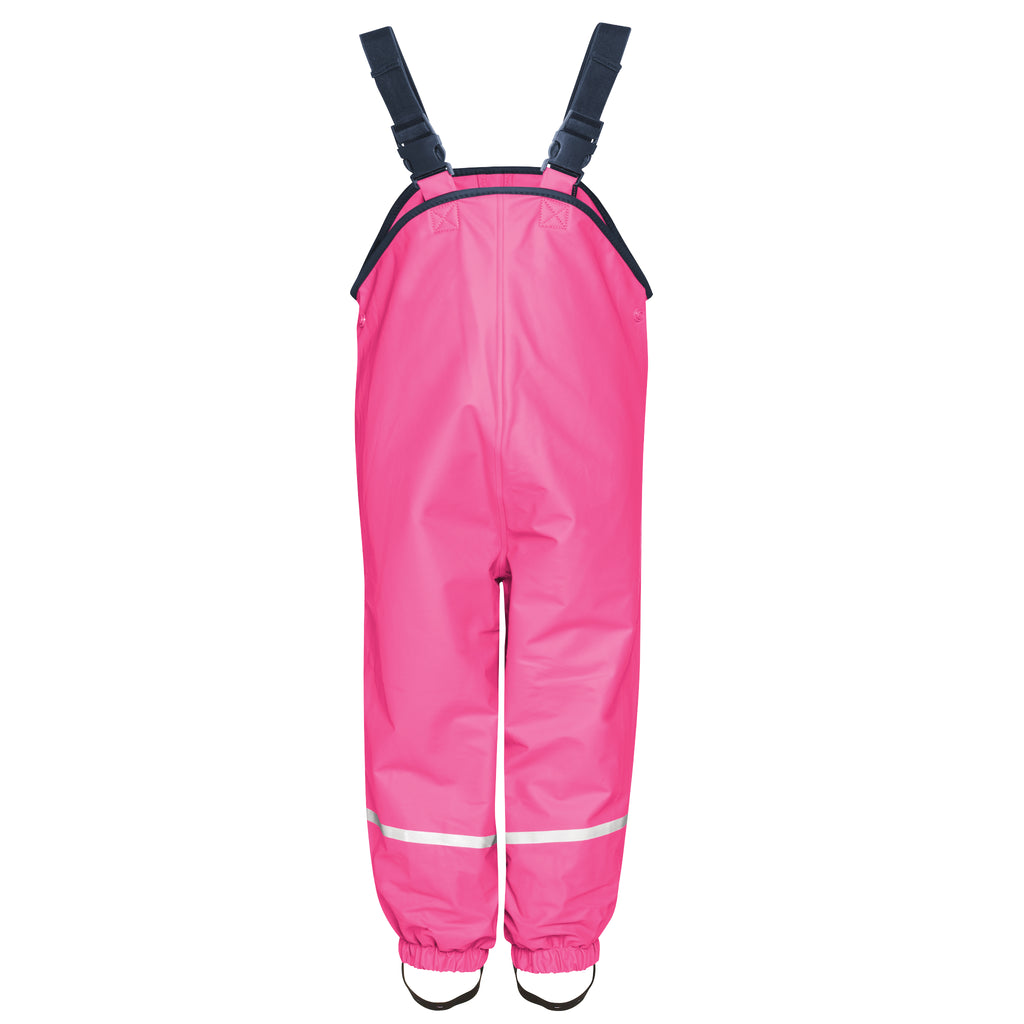 Playshoes Regen-Matschhose "warm mit Fleece gefüttert" in Pink