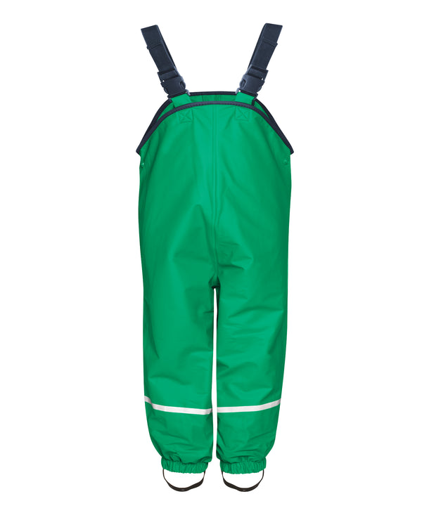 Kinder Matschhose Grün Winter mit Fleecefutter | Playshoes