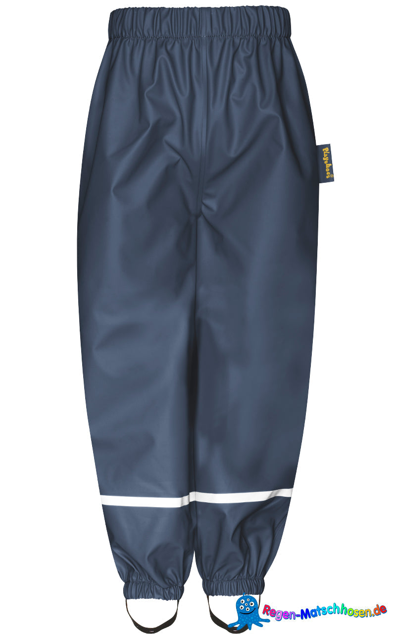 Playshoes Regen-Matschhose Bundhose "mit warmen Fleece gefüttert" - Marine