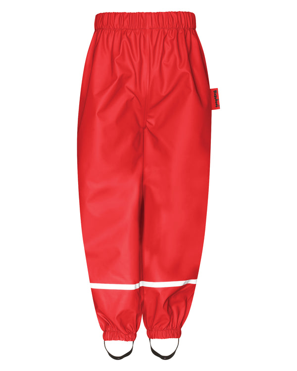 Bundhose Matschhose Rot mit Fleece Futter | Playshoes