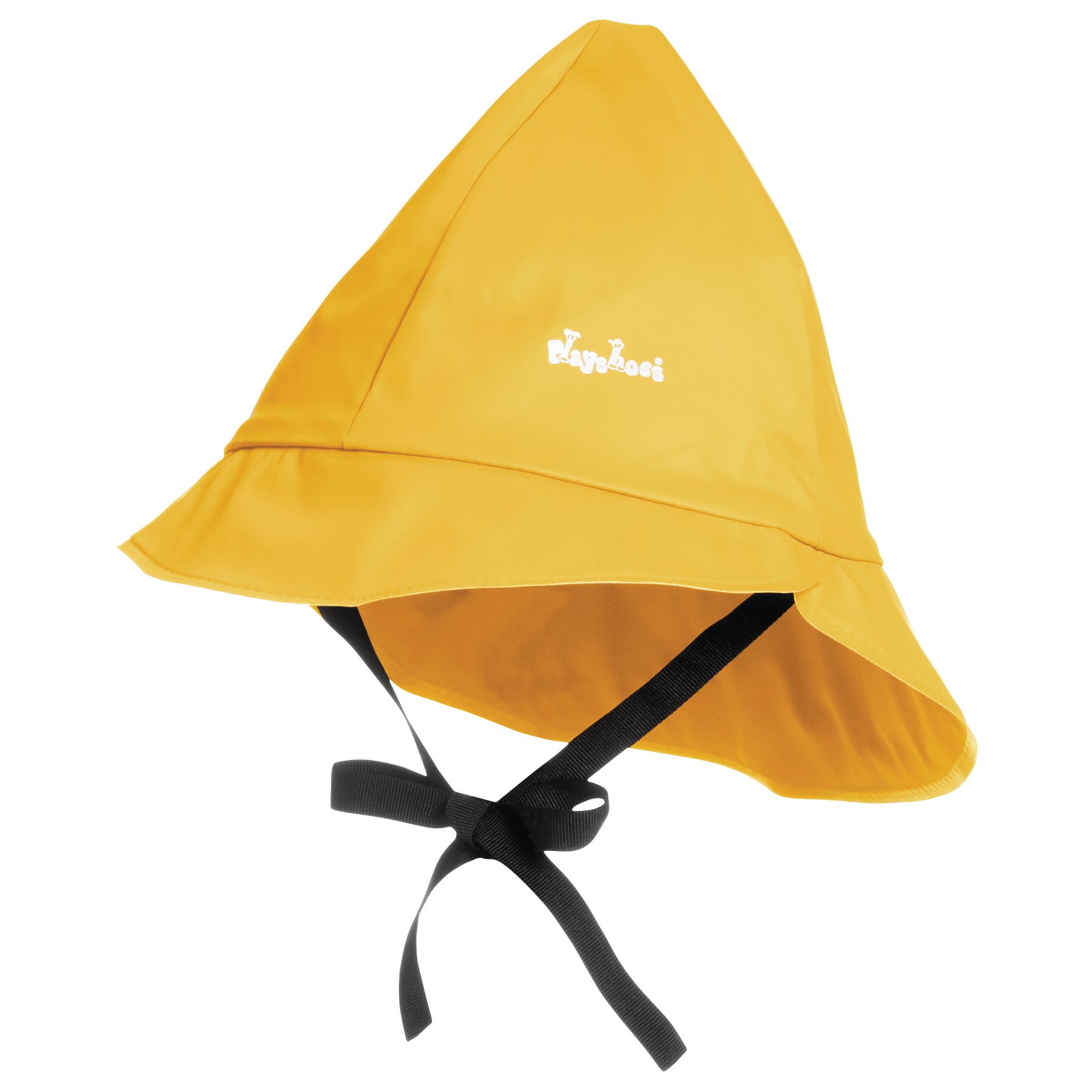 Kinder Regenhut  in gelb -  mit Baumwollfutter von Playshoes