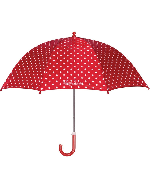 Kinderregenschirm Punkte Rot/Weiß von Playshoes