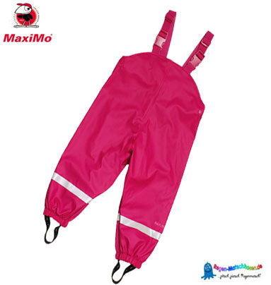MAXIMO Kinder Matschhose Buddelhose mit Jerseyfutter "Pink"