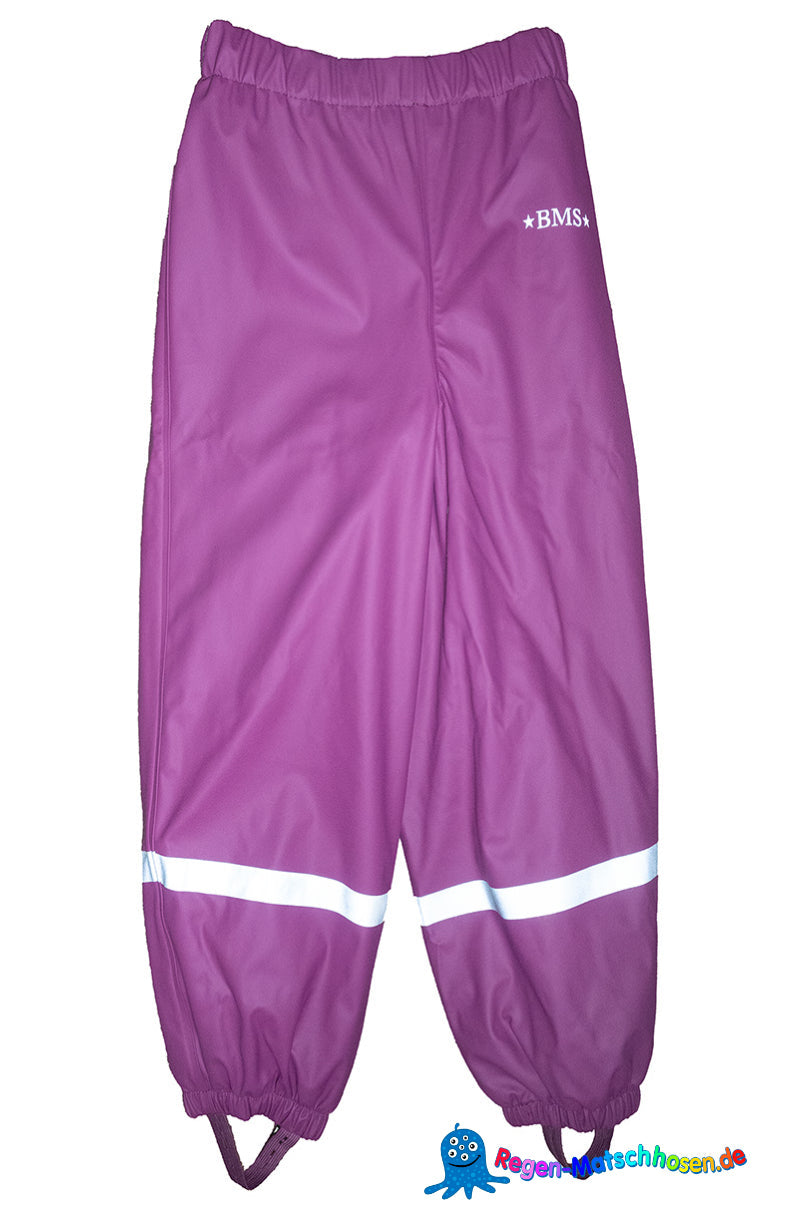 BMS Schnee - Bundhose mit Fleecefutter - beere -