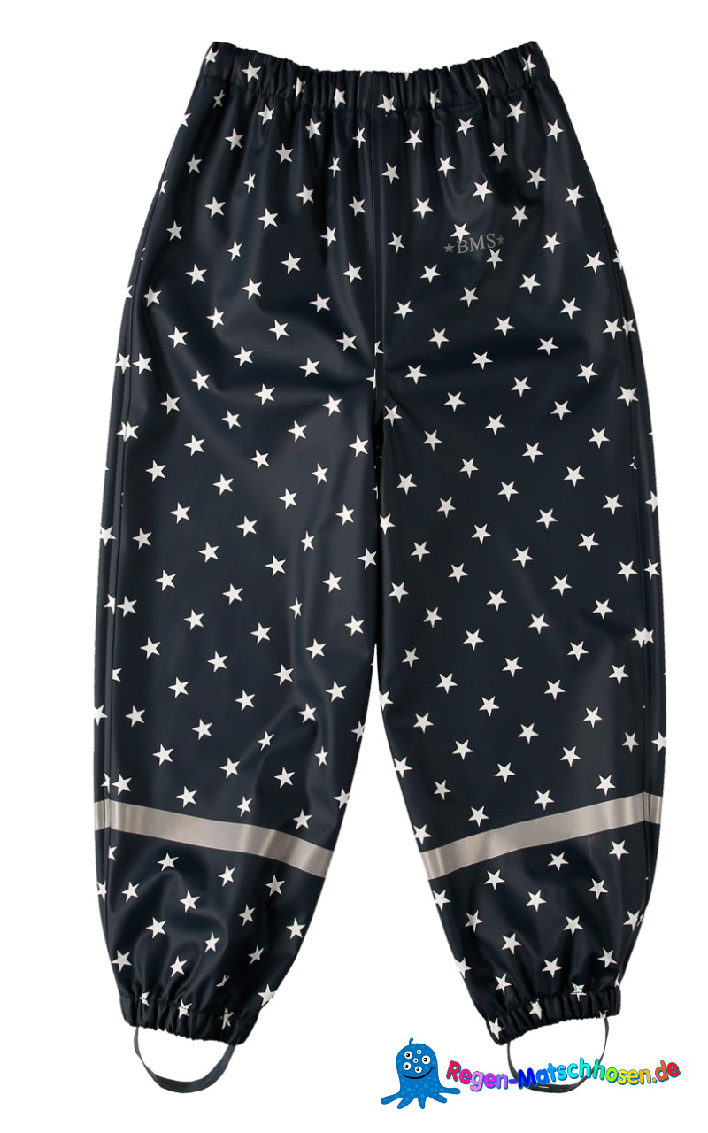 Kinder Bundhose "mit Taftfutter" Matschhose in Schlupfform Sterne - von BMS