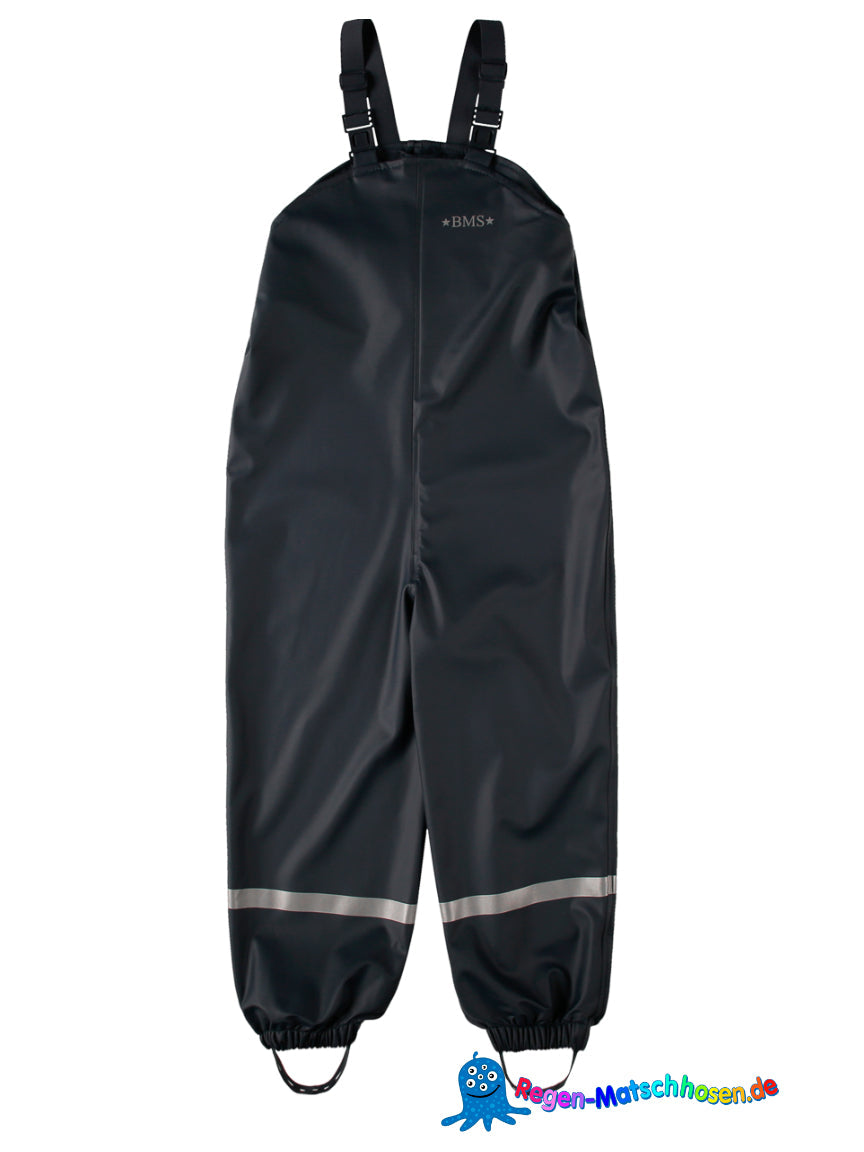 BMS Matschhose Buddelhose für Kinder "leicht gefüttert" - in Schwarz
