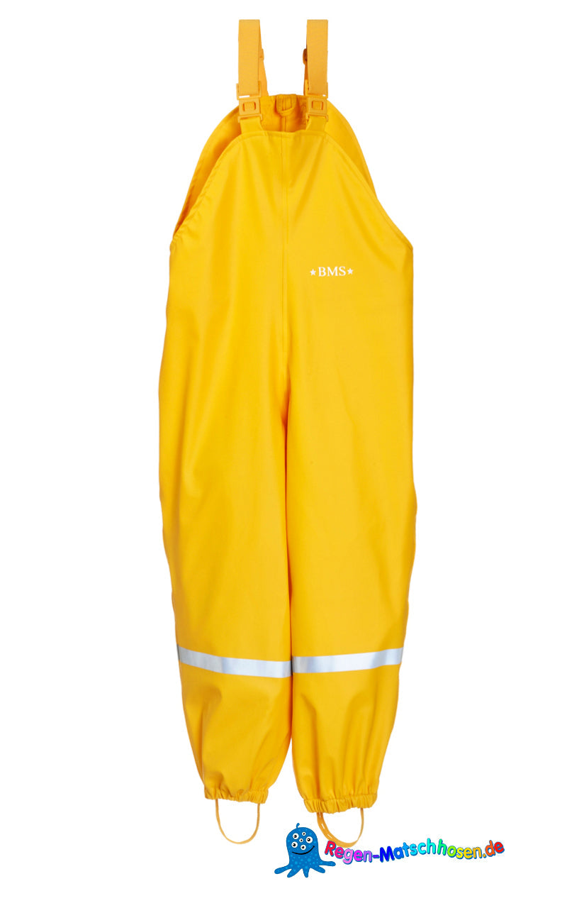 BMS Baby und Kinder Matschhose Buddelhose in gelb
