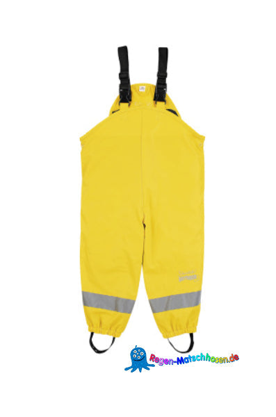 Kinder Regenhose gefüttert "warm mit Fleece" - in Gelb von Sterntaler