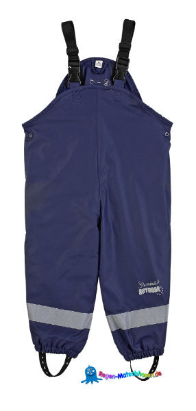 Kinder Matschhose gefüttert "warm mit Fleece" - in Marine - Regenhose von Sterntaler