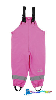 Matschhose gefüttert "warm mit Fleece" - in Pink - Regenhose von Sterntaler