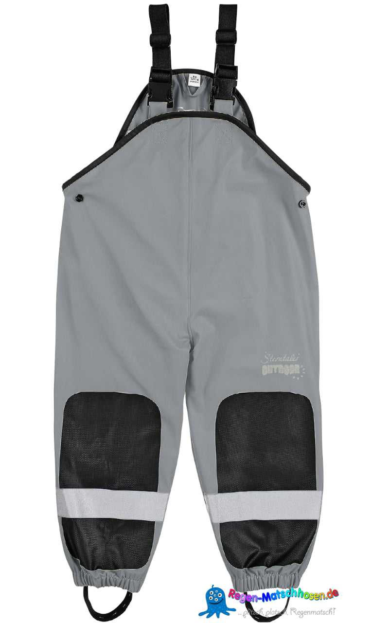 Sterntaler Funktions-Regenhose Matschhose Buddelhose in Grau