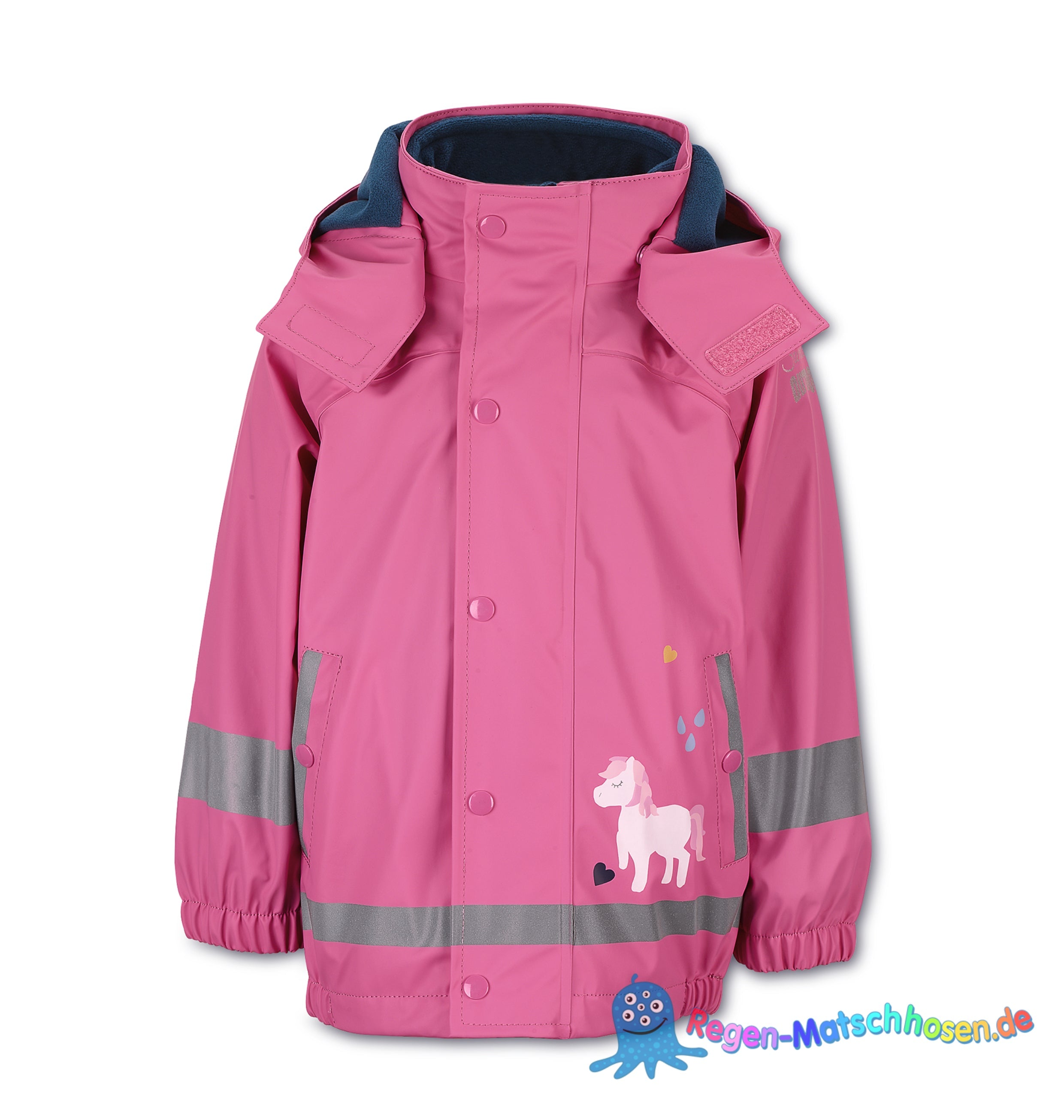 Baby und Kinder Regenjacke 3 in 1 Multifunktionsjacke - Pferde- Print von Sterntaler