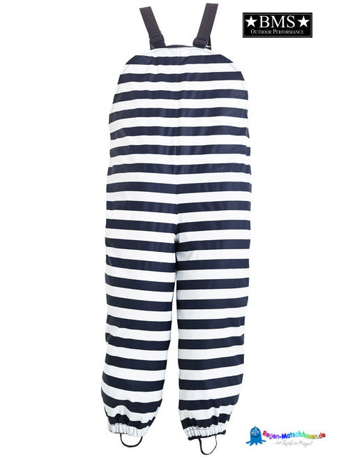 BMS Baby und Kinder Matschhose Buddelhose gestreift in marine/weiss ab Größe 68