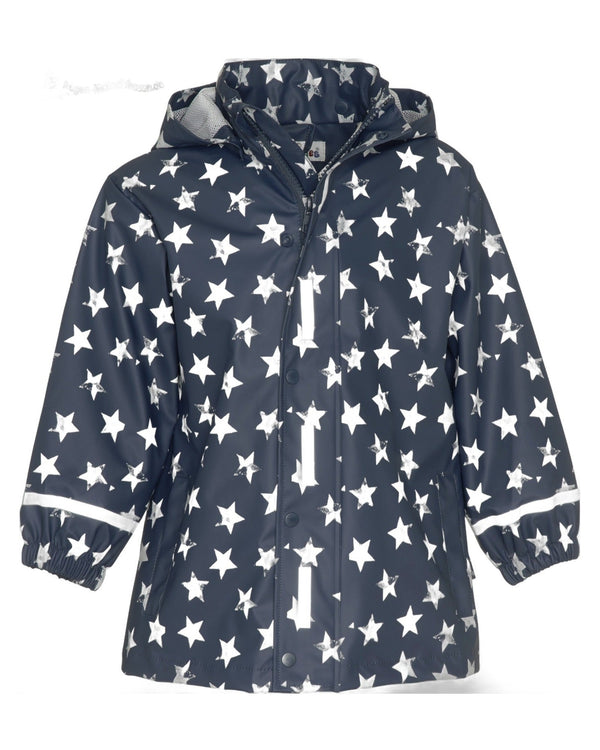 kinder-regen-mantel-playshoes-marine-mit-coolen-sternen-im-stone-brushed-look-2131
