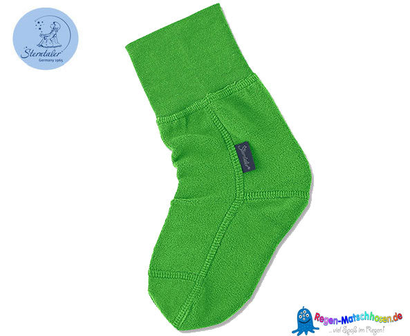 Kuschelige Sterntaler Stiefelsocken "Lang" in Grün