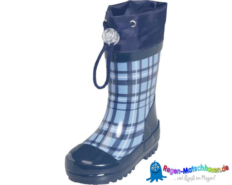 Kinder Gummistiefel "Karo" in Blau