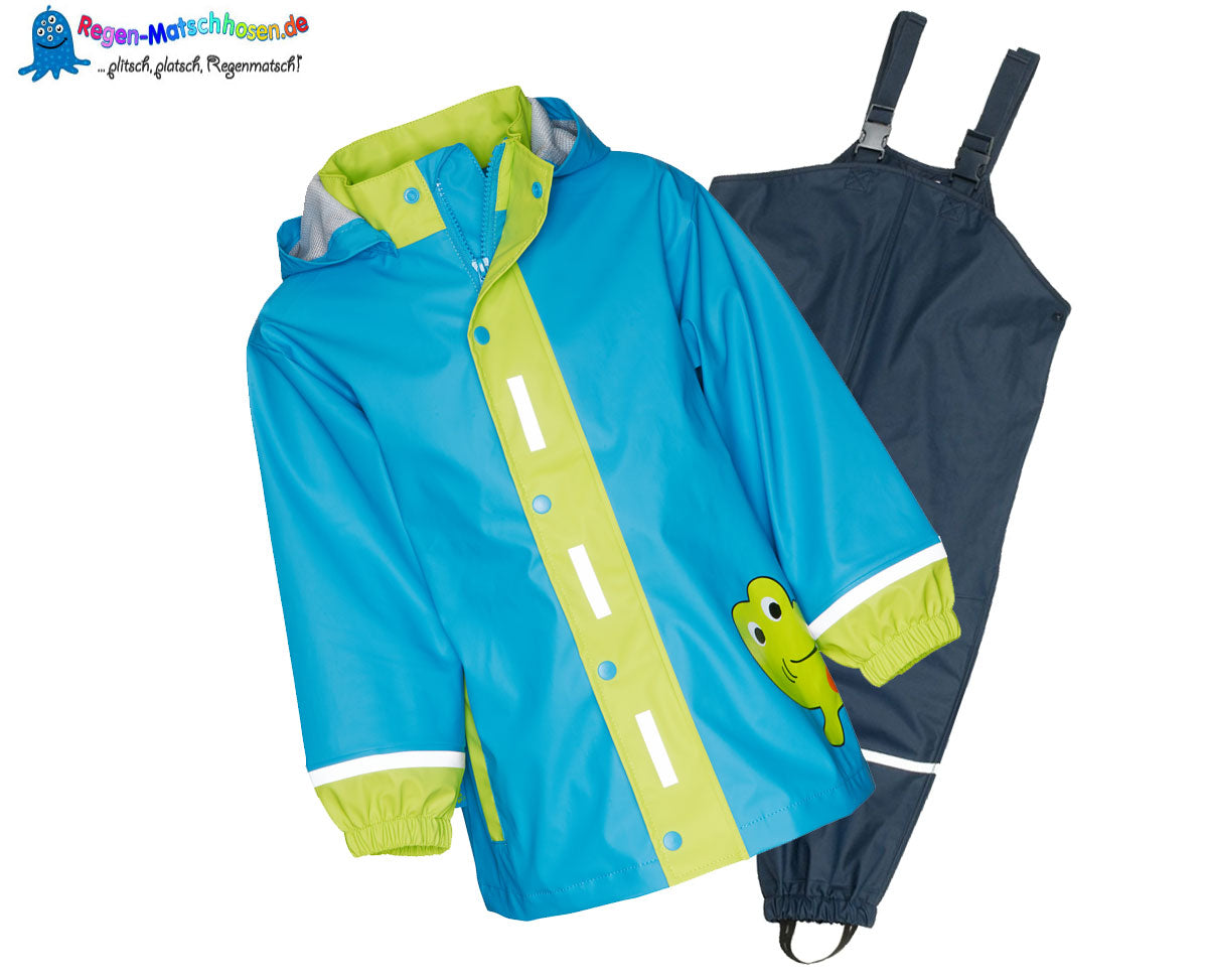 Playshoes Regenanzug im Krokodil Design