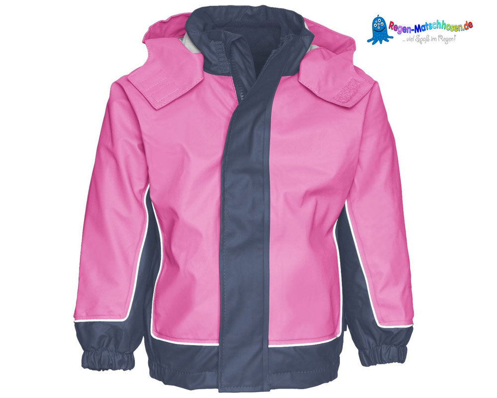 Playshoes Baby Regenjacke 3 in 1 - Marine/Pink