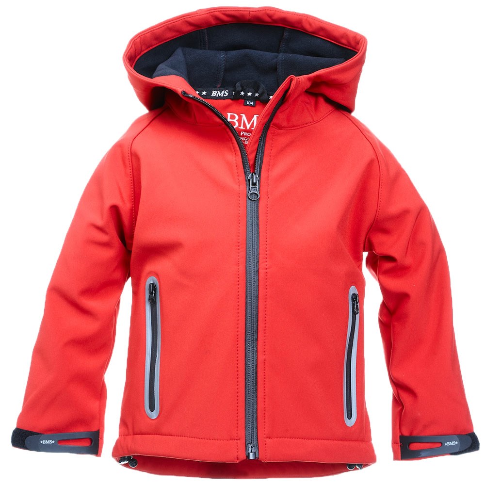 BMS Kinder Baby Softshelljacke in Rot hochwertig atmungsaktiv