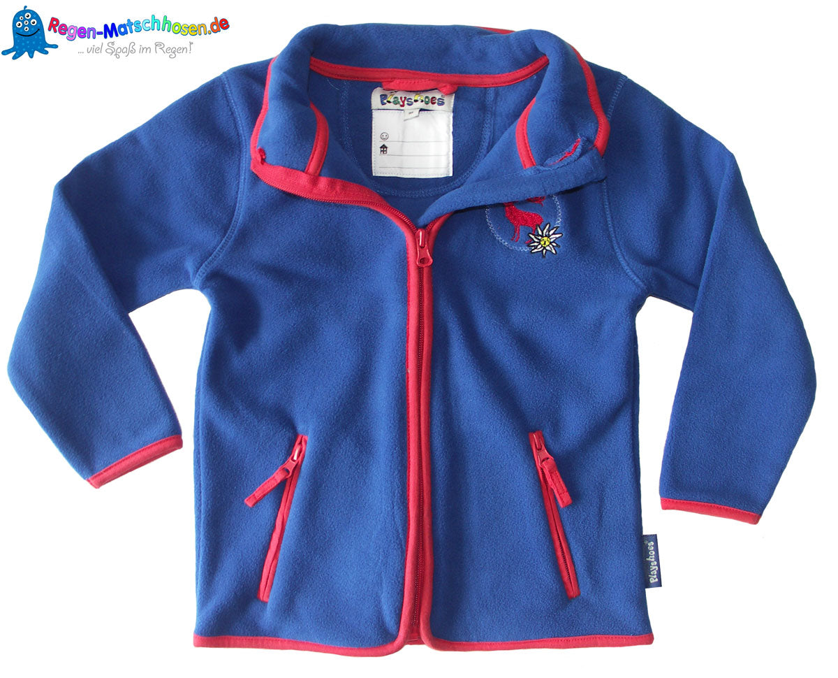 Kinder  Fleecejacke Landhaus in Blau von Playshoes