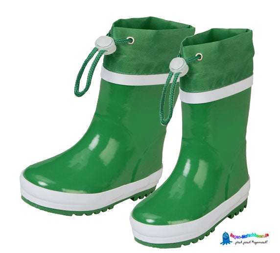 Kinder Gummistiefel "Warm gefüttert" in Grün von Playshoes