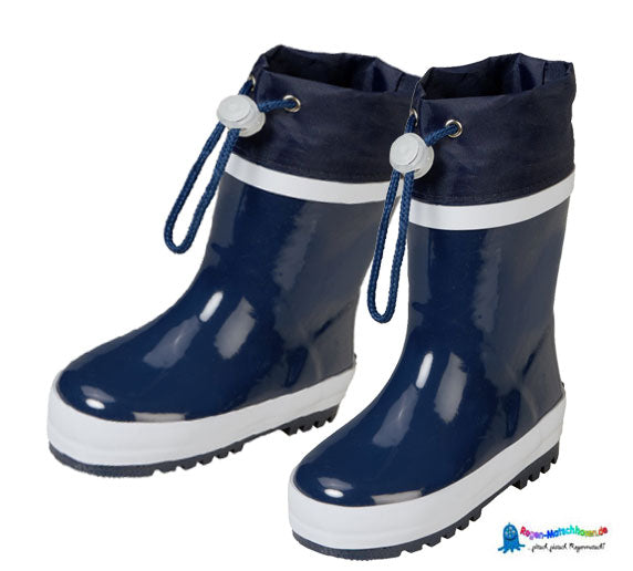 Kinder Gummistiefel "Warm gefüttert" in Marine von Playshoes