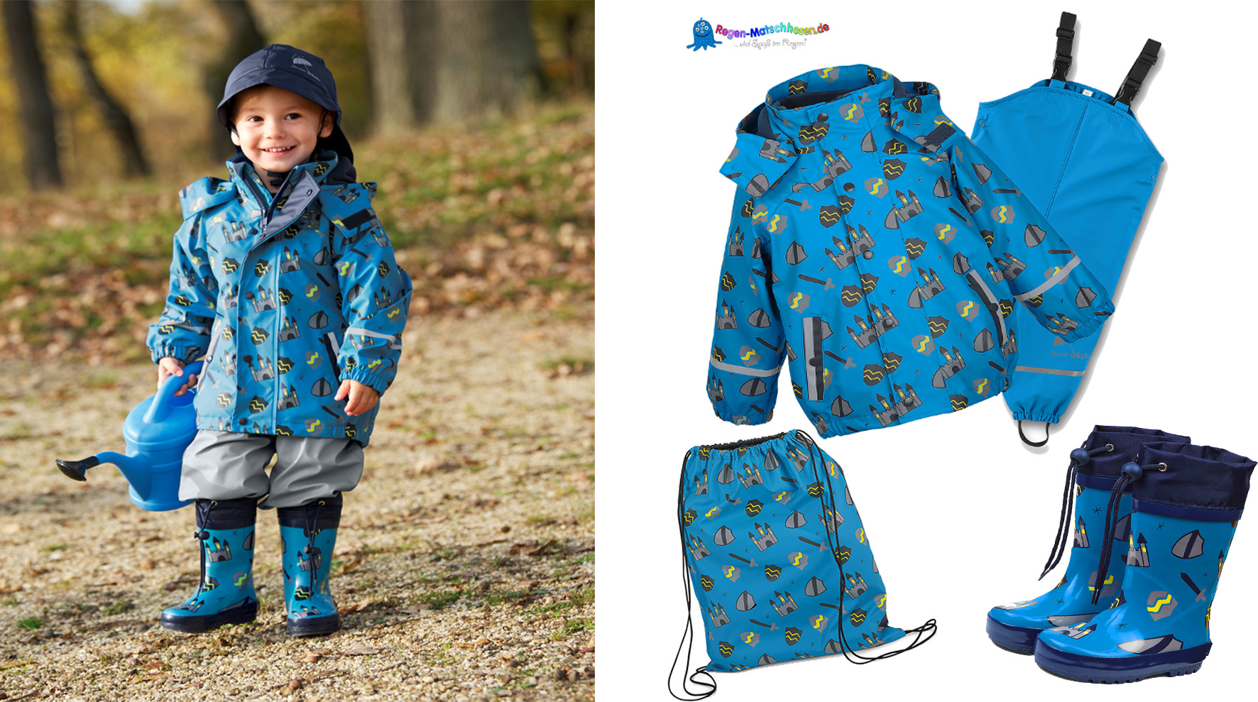 Kinder Matschhosen Bunte Kinder Regenbekleidung online bestellen!