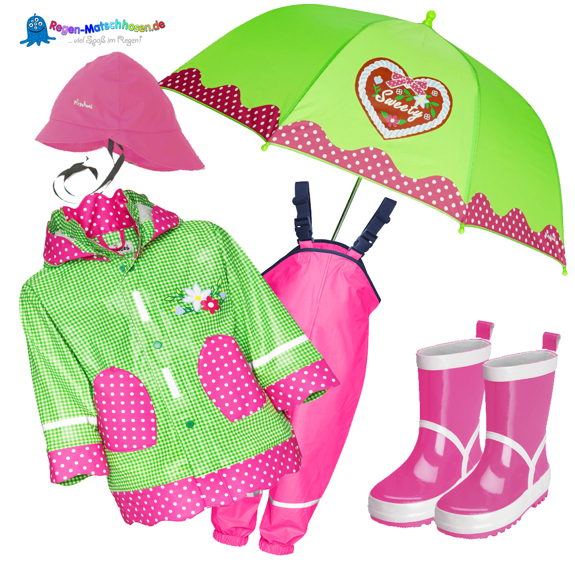 Kinder Matschhosen Bunte Kinder Regenbekleidung online bestellen!